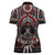 Native American Indian Warrior Skull Women Polo Shirt - Wonder Print Shop