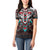 Native American Indian Warrior Skull Women Polo Shirt - Wonder Print Shop