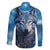 Beautiful Native American Wolf Family Matching Summer Maxi Dress and Hawaiian Shirt Galaxy Art - Wonder Print Shop