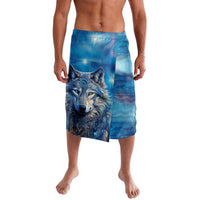 Beautiful Native American Wolf Lavalava Galaxy Art - Wonder Print Shop