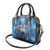 Beautiful Native American Wolf Shoulder Handbag Galaxy Art