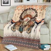 Native American Blanket Buffalo Skull