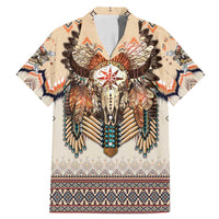 Native American Family Matching Mermaid Dress and Hawaiian Shirt Buffalo Skull - Wonder Print Shop