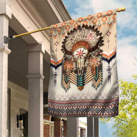 Native American Garden Flag Buffalo Skull - Wonder Print Shop