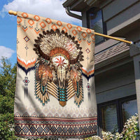 Native American Garden Flag Buffalo Skull - Wonder Print Shop