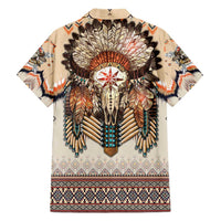Native American Hawaiian Shirt Buffalo Skull - Wonder Print Shop
