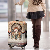 Native American Luggage Cover Buffalo Skull - Wonder Print Shop