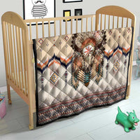 Native American Quilt Buffalo Skull - Wonder Print Shop