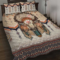Native American Quilt Bed Set Buffalo Skull - Wonder Print Shop