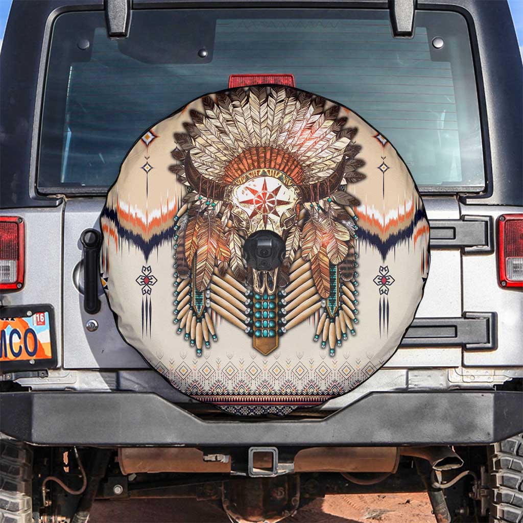 Native American Spare Tire Cover Buffalo Skull - Wonder Print Shop