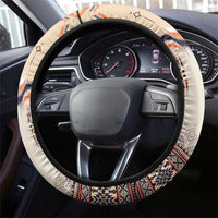 Native American Steering Wheel Cover Buffalo Skull - Wonder Print Shop