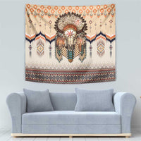 Native American Tapestry Buffalo Skull - Wonder Print Shop