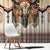 Native American Window Curtain Buffalo Skull - Wonder Print Shop