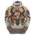 Native American Zip Hoodie Buffalo Skull - Wonder Print Shop