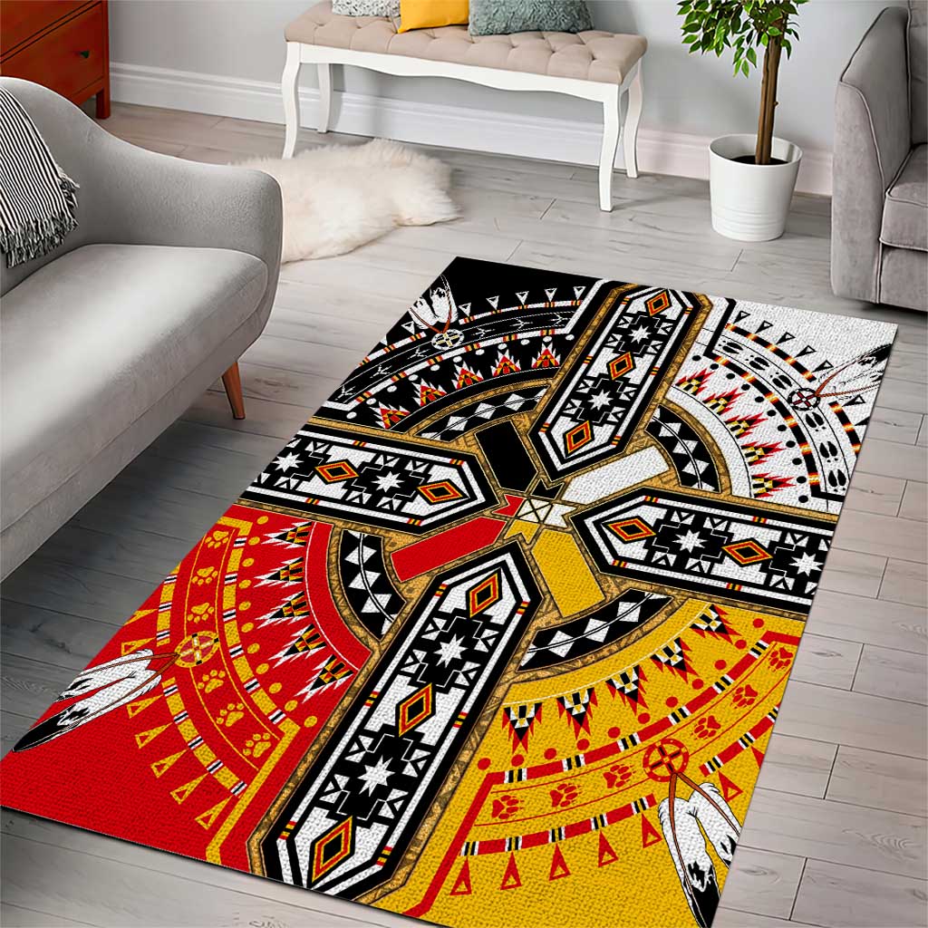 Four Directions Native American Area Rug - Wonder Print Shop