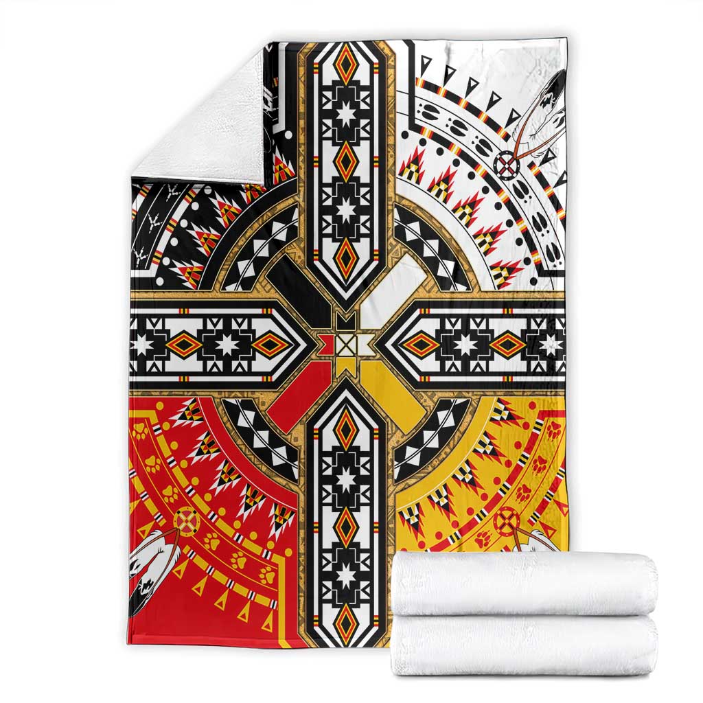 Four Directions Native American Blanket