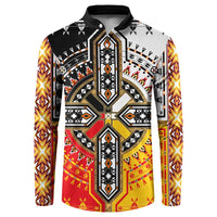 Four Directions Native American Button Sweatshirt - Wonder Print Shop