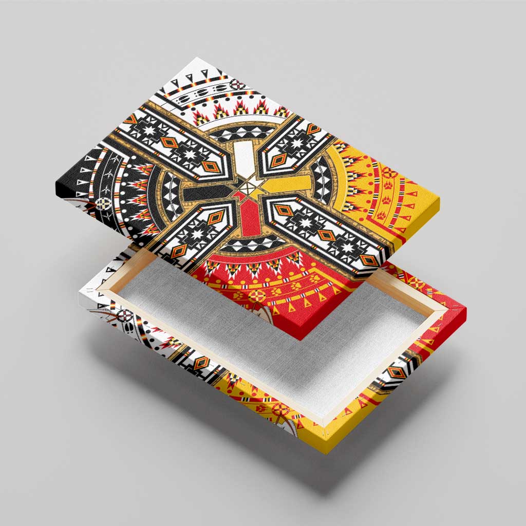 Four Directions Native American Canvas Wall Art - Wonder Print Shop