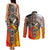 Four Directions Native American Couples Matching Tank Maxi Dress and Long Sleeve Button Shirt - Wonder Print Shop