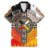 Four Directions Native American Family Matching Mermaid Dress and Hawaiian Shirt - Wonder Print Shop