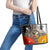 Four Directions Native American Leather Tote Bag - Wonder Print Shop