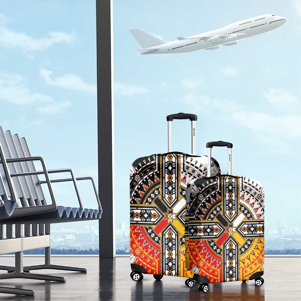 Four Directions Native American Luggage Cover - Wonder Print Shop