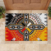Four Directions Native American Rubber Doormat - Wonder Print Shop