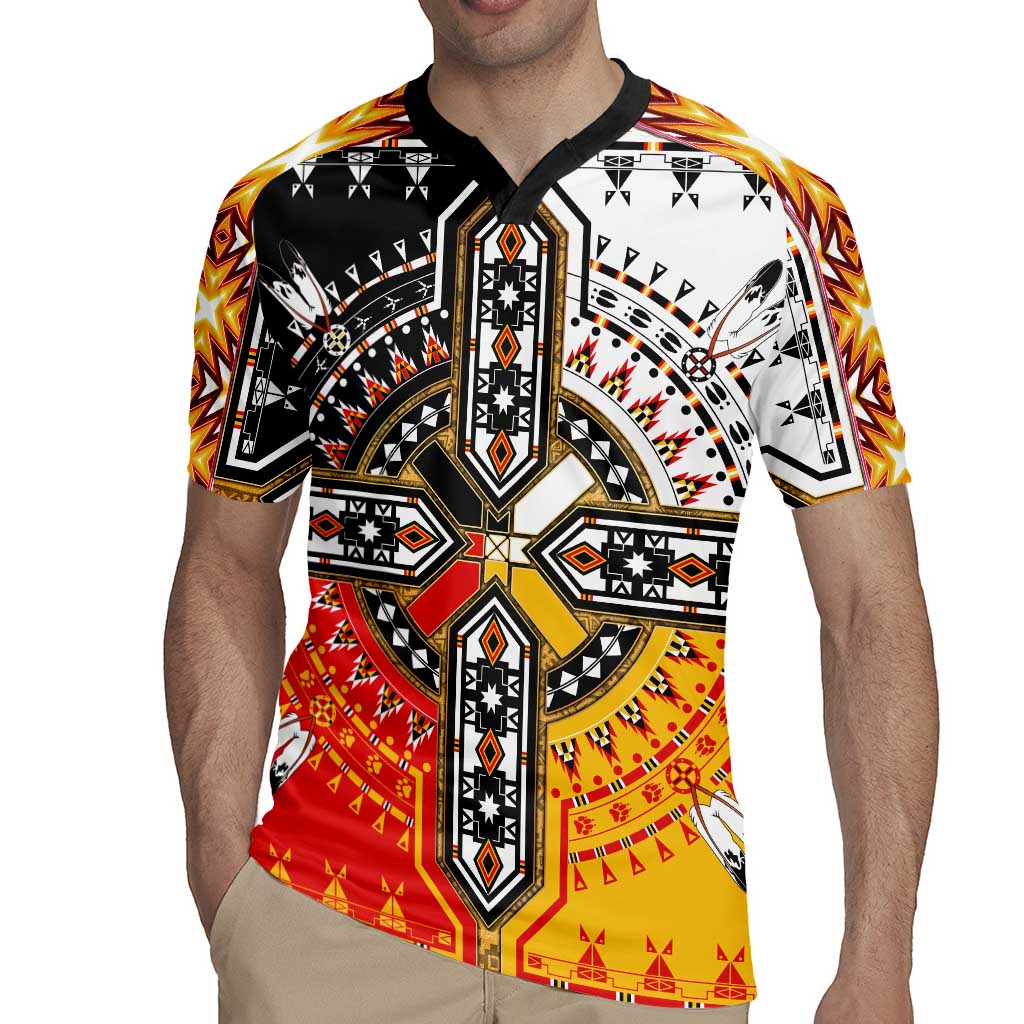 Four Directions Native American Rugby Jersey - Wonder Print Shop