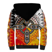 Four Directions Native American Sherpa Hoodie - Wonder Print Shop