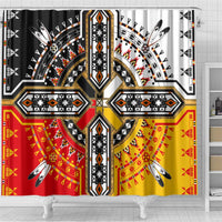 Four Directions Native American Shower Curtain