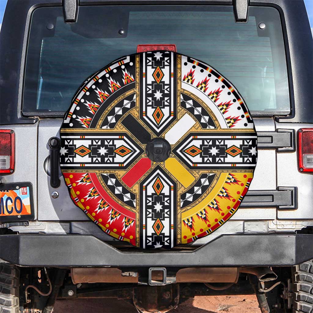 Four Directions Native American Spare Tire Cover - Wonder Print Shop