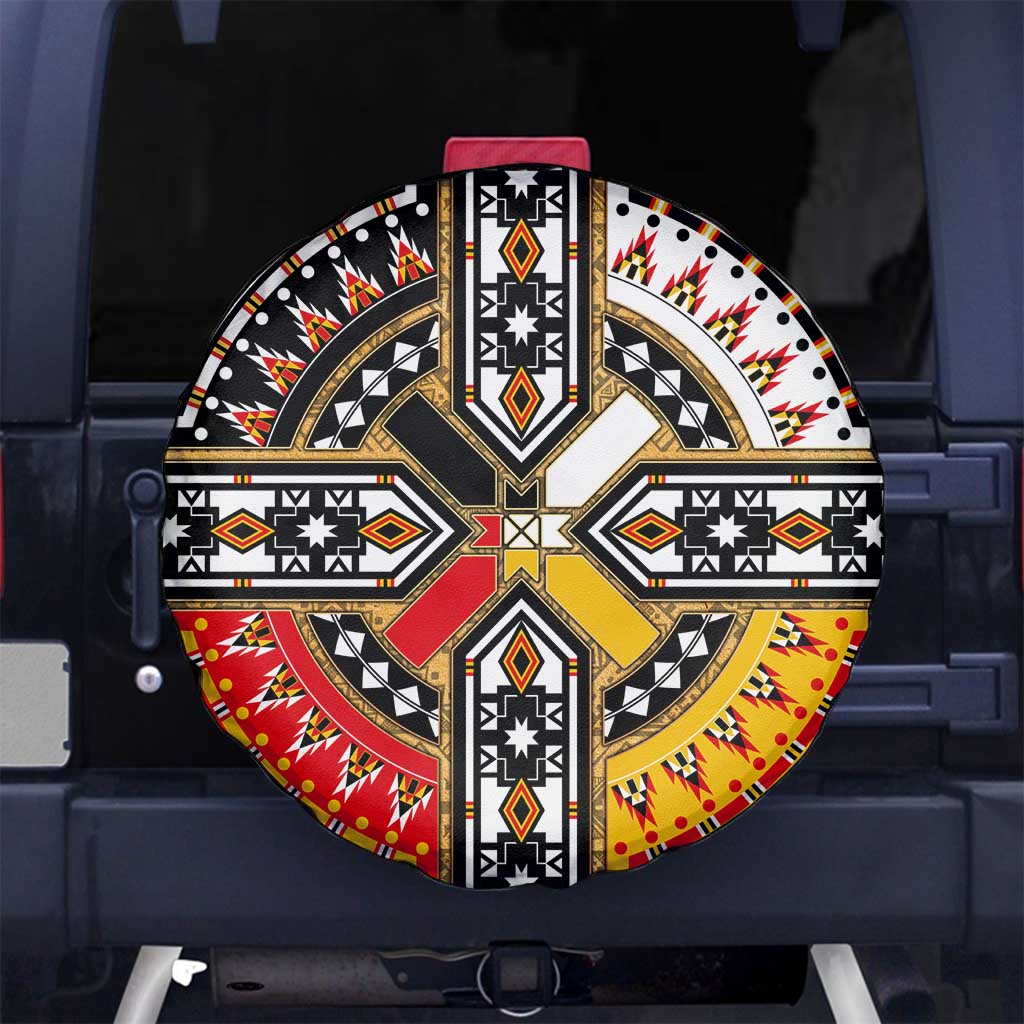 Four Directions Native American Spare Tire Cover - Wonder Print Shop