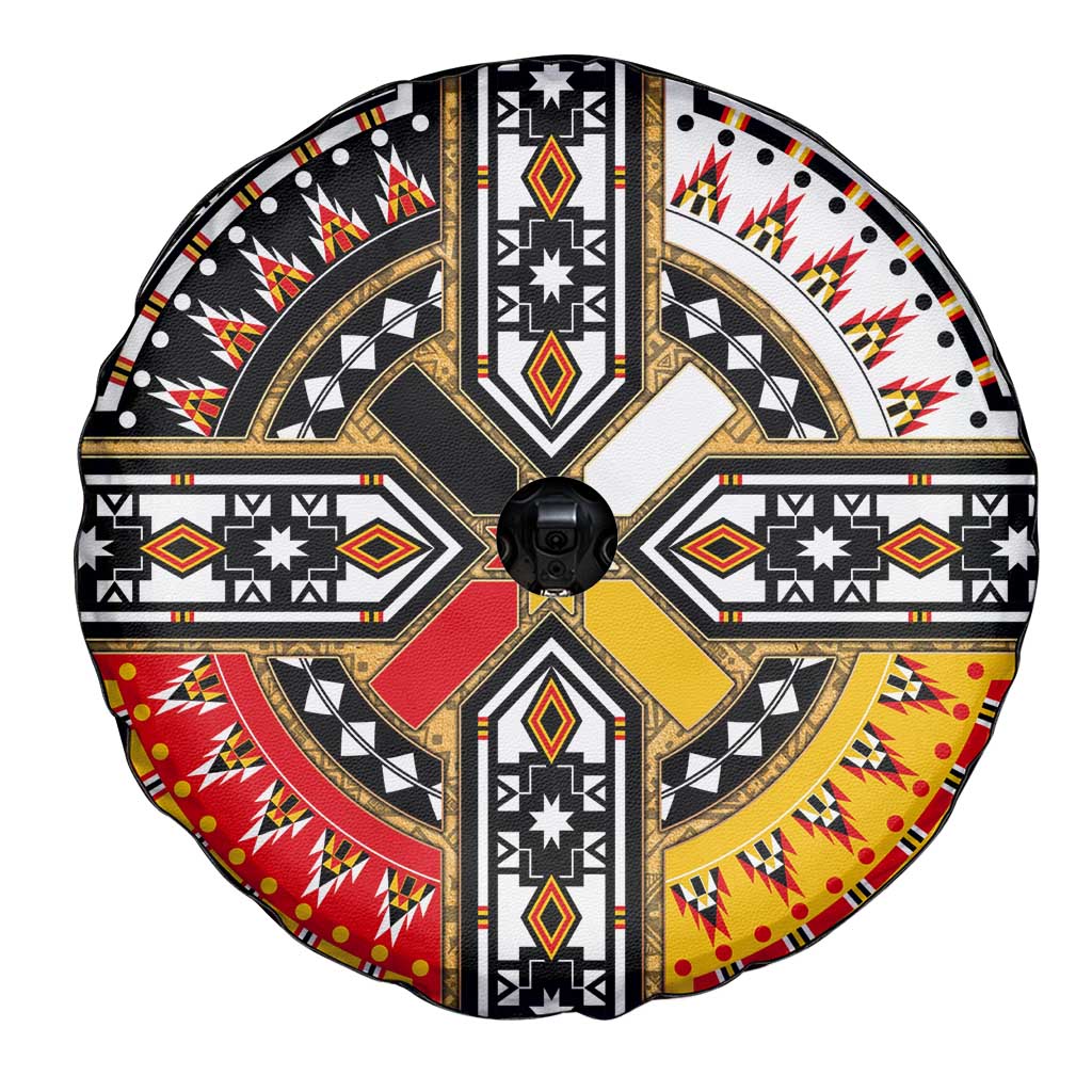 Four Directions Native American Spare Tire Cover - Wonder Print Shop