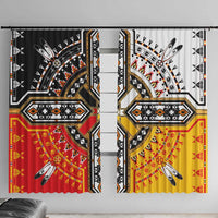Four Directions Native American Window Curtain - Wonder Print Shop