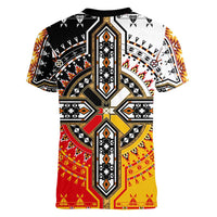 Four Directions Native American Women V-Neck T-Shirt - Wonder Print Shop