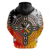Four Directions Native American Zip Hoodie - Wonder Print Shop