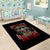 Red Tails Tuskegee Airmen Area Rug Soaring to Shape History - Fighter Plane Patriotic Tribute - Wonder Print Shop