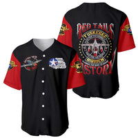Red Tails Tuskegee Airmen Baseball Jersey Soaring to Shape History - Fighter Plane Patriotic Tribute - Wonder Print Shop