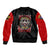 Red Tails Tuskegee Airmen Bomber Jacket Soaring to Shape History - Fighter Plane Patriotic Tribute - Wonder Print Shop