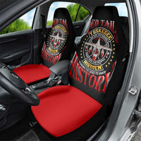 Red Tails Tuskegee Airmen Car Seat Cover Soaring to Shape History - Fighter Plane Patriotic Tribute - Wonder Print Shop