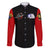 Red Tails Tuskegee Airmen Family Matching Long Sleeve Bodycon Dress and Hawaiian Shirt Soaring to Shape History - Fighter Plane Patriotic Tribute - Wonder Print Shop