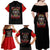 Red Tails Tuskegee Airmen Family Matching Off Shoulder Maxi Dress and Hawaiian Shirt Soaring to Shape History - Fighter Plane Patriotic Tribute - Wonder Print Shop