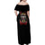 Red Tails Tuskegee Airmen Family Matching Off Shoulder Maxi Dress and Hawaiian Shirt Soaring to Shape History - Fighter Plane Patriotic Tribute - Wonder Print Shop