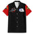 Red Tails Tuskegee Airmen Family Matching Off Shoulder Short Dress and Hawaiian Shirt Soaring to Shape History - Fighter Plane Patriotic Tribute - Wonder Print Shop