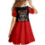 Red Tails Tuskegee Airmen Family Matching Short Sleeve Bodycon Dress and Hawaiian Shirt Soaring to Shape History - Fighter Plane Patriotic Tribute - Wonder Print Shop