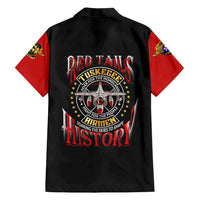 Red Tails Tuskegee Airmen Family Matching Summer Maxi Dress and Hawaiian Shirt Soaring to Shape History - Fighter Plane Patriotic Tribute - Wonder Print Shop