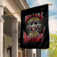 Red Tails Tuskegee Airmen Garden Flag Soaring to Shape History - Fighter Plane Patriotic Tribute - Wonder Print Shop