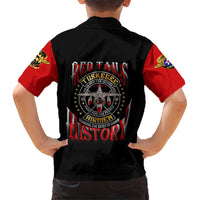 Red Tails Tuskegee Airmen Kid Hawaiian Shirt Soaring to Shape History - Fighter Plane Patriotic Tribute - Wonder Print Shop