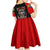 Red Tails Tuskegee Airmen Kid Short Sleeve Dress Soaring to Shape History - Fighter Plane Patriotic Tribute - Wonder Print Shop