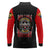 Red Tails Tuskegee Airmen Long Sleeve Polo Shirt Soaring to Shape History - Fighter Plane Patriotic Tribute - Wonder Print Shop